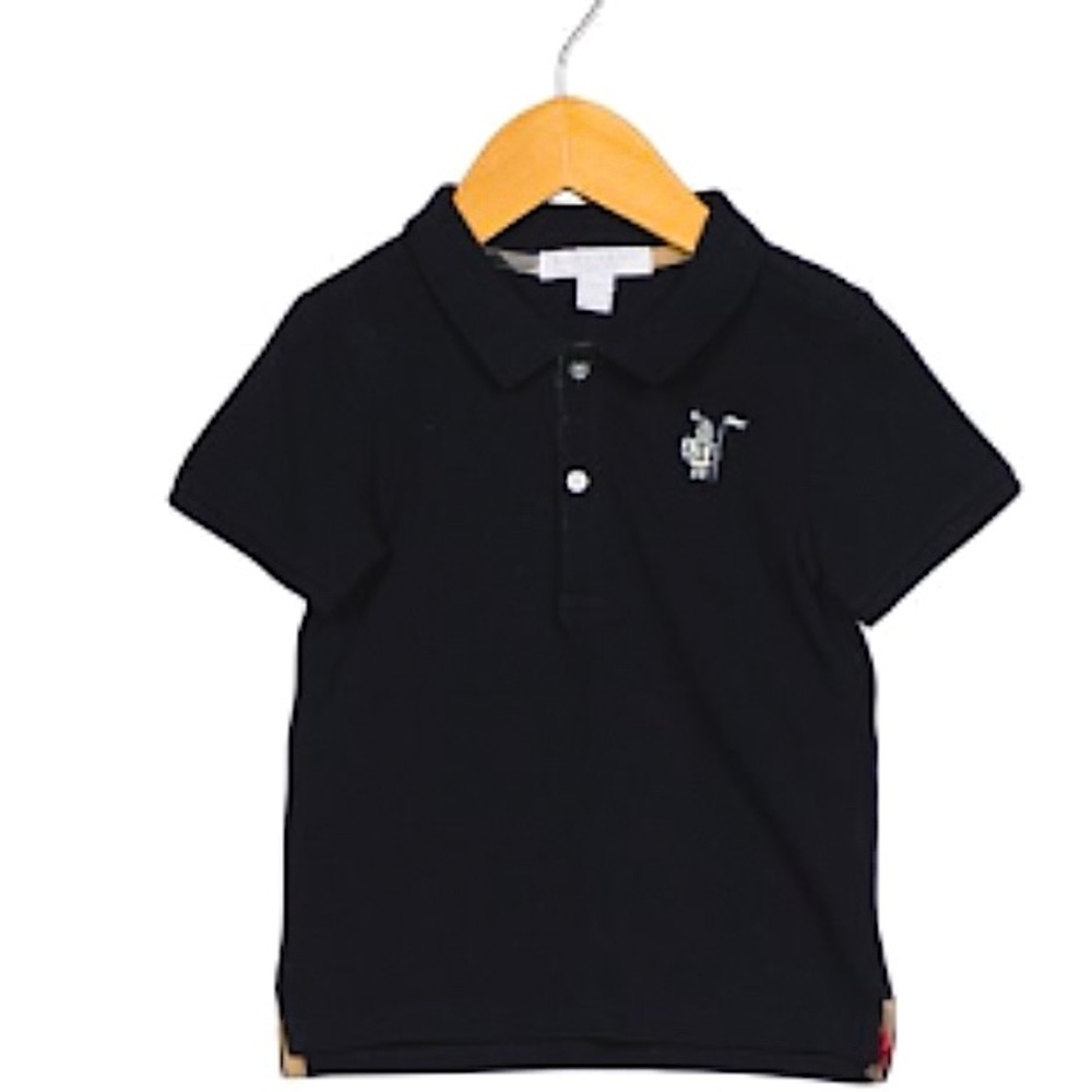 Burberry Baby Boys' Solid Short Sleeve Polo Shirt